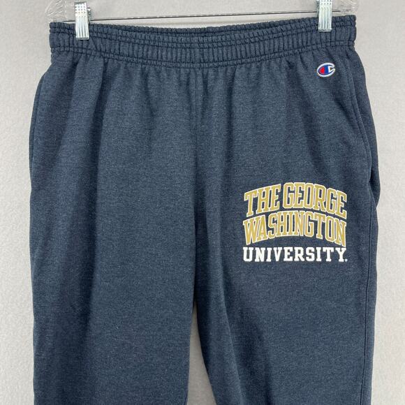 GEORGE WASHINGTON UNIVERSITY Sweatpants L CHAMPION GW Colonials Jogger Lounge - Picture 3 of 12